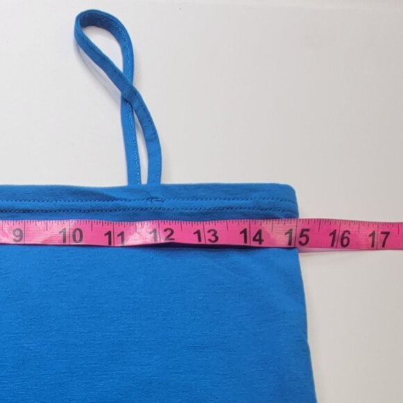BLUE Spaghetti Strap Camisole Sky Blue Tank Top - New Without Tags- One Size - Picture 7 of 10